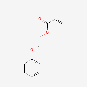 Chemical structure of 2-Phenoxyethyl methacrylate