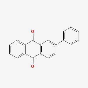 Chemical structure of 2-Phenylanthraquinone
