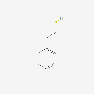 Chemical structure of 2-Phenylethanethiol