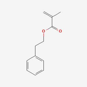 Chemical structure of 2-Phenylethyl methacrylate