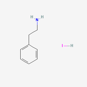 Chemical structure of 2-Phenylethylamine hydroiodide