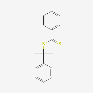 Chemical structure of Cumyl dithiobenzoate
