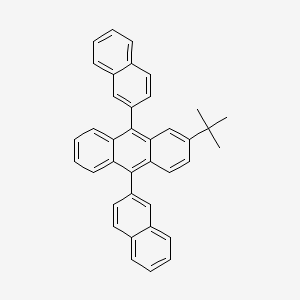 Chemical structure of 2-tert-Butyl-9,10-di(naphth-2-yl)anthracene
