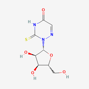 Chemical structure of 2-Thio-6-azauridine