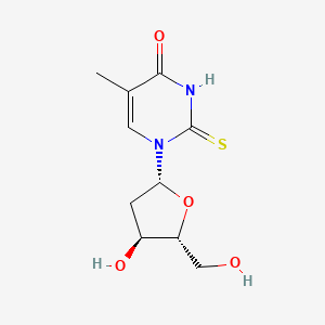 Chemical structure of 2-Thiothymidine