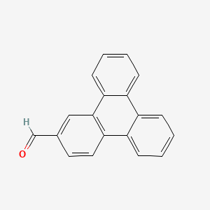 Chemical structure of Triphenylene-2-carbaldehyde