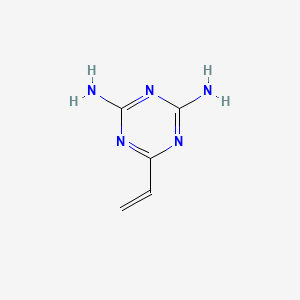 Chemical structure of 2-Vinyl-4,6-diamino-1,3,5-triazine