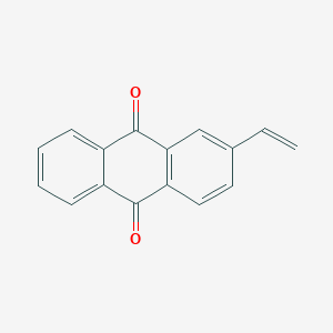 Chemical structure of 2-Vinylanthraquinone