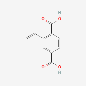 Chemical structure of 2-Vinylterephthalic acid