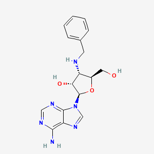 Chemical structure of 3'-(Benzylamino)-3'-deoxyadenosine