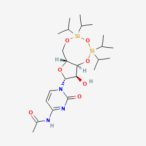 Chemical structure of 3',5'-TIPS-N-Ac-Cytidine