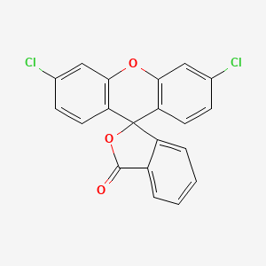 Chemical structure of 3',6'-Dichloro-3H-spiro[isobenzofuran-1,9'-xanthen]-3-one