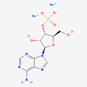 Chemical structure of 3'-Adenylic acid sodium salt