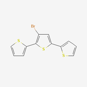 Chemical structure of 3'-Bromo-2,2':5',2''-terthiophene