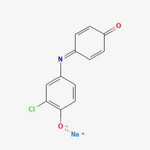 Chemical structure of 3'-Chloroindophenol Sodium Salt [Redox Indicator]
