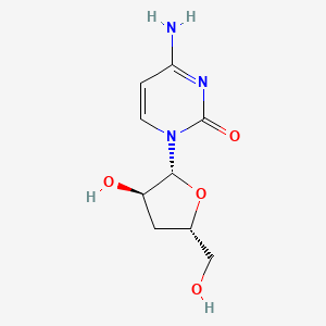 Chemical structure of 3'-Deoxycytidine