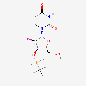Chemical structure of 3'-O-(t-Butyldimethylsilyl)-2'-deoxy-2'-fluorouridine