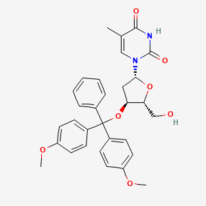 Chemical structure of 3'-O-Dimethoxytritylthymidine