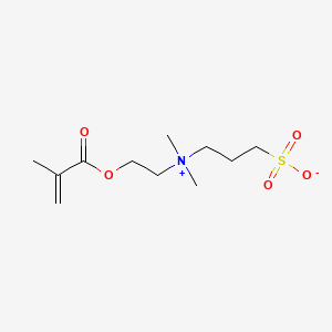 Chemical structure of 3-((2-(Methacryloyloxy)ethyl)dimethylammonio)propane-1-sulfonate