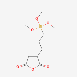 Chemical structure of 3-(3-(Trimethoxysilyl)propyl)dihydrofuran-2,5-dione