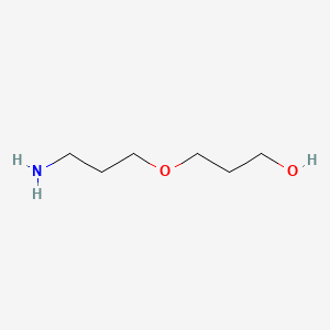 Chemical structure of 3-(3-Aminopropoxy)propan-1-ol
