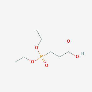 Chemical structure of 3-(Diethylphosphono)propanoic acid
