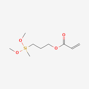 Chemical structure of (3-Acryloxypropyl)methyldimethoxysilane