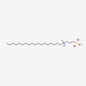 Chemical structure of 3-(Dimethyl(octadecyl)ammonio)propane-1-sulfonate