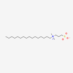 Chemical structure of 3-(Hexadecyldimethylammonio)propane-1-sulfonate