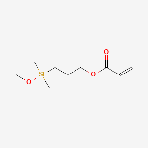 Chemical structure of 3-(Methoxydimethylsilyl)propyl acrylate