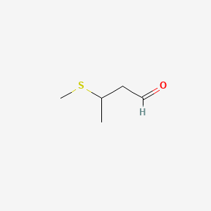 Chemical structure of 3-(Methylthio)butanal