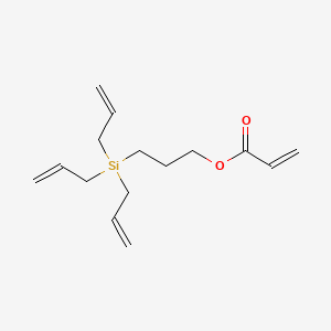 Chemical structure of 3-(Triallylsilyl)propyl acrylate