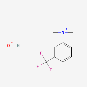 Chemical structure of 3-(Trifluoromethyl)phenyltrimethylammonium