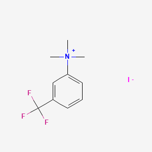 Chemical structure of 3-(Trifluoromethyl)phenyltrimethylammonium Iodide