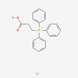 Chemical structure of (2-Carboxyethyl)triphenylphosphonium chloride