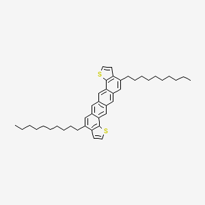 Chemical structure of 3,10-Didecylnaphtho[2,1-b]naphtho[1',2':4,5]thieno[2,3-d]thiophene