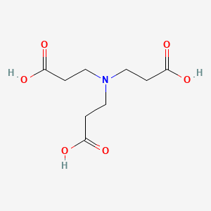 Chemical structure of Nitrilotripropionic acid