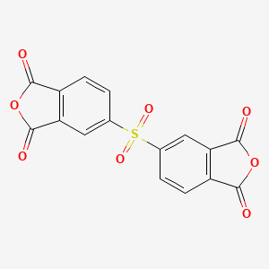 Chemical structure of 3,3',4,4'-Diphenylsulfonetetracarboxylic dianhydride