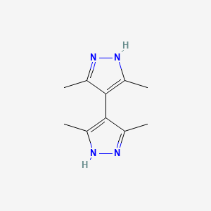 Chemical structure of 3,3',5,5'-Tetramethyl-1H,1'H-4,4'-bipyrazole