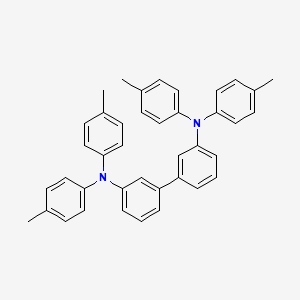 Chemical structure of 3,3'-Bis[di(p-tolyl)amino]biphenyl