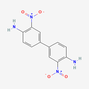 Chemical structure of 3,3'-Dinitrobenzidine