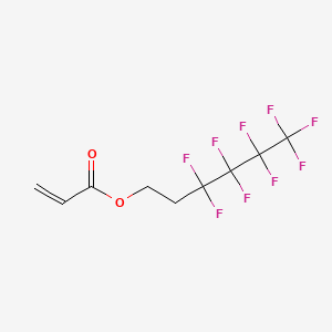 Chemical structure of 1H,1H,2H,2H-Nonafluorohexyl Acrylate