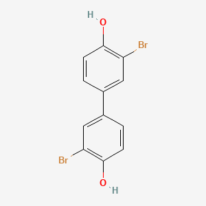 Chemical structure of 3,3′-Dibromo-4,4′-dihydroxybiphenyl