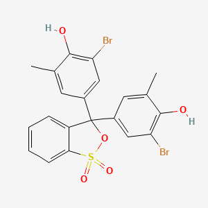 Chemical structure of Bromocresol Purple