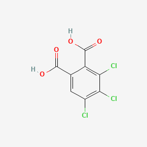 Chemical structure of 3,4,5-Trichlorophthalic acid