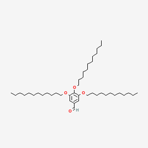 Chemical structure of 3,4,5-Tris(dodecyloxy)benzaldehyde