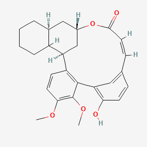 Chemical structure of 3,4,6-Tri-O-benzyl-2-deoxy-D-glucopyranose