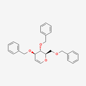 Chemical structure of Tri-O-benzyl-D-glucal