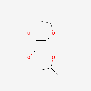 Chemical structure of 3,4-Diisopropoxy-3-cyclobutene-1,2-dione