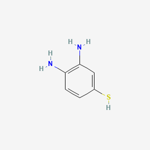 Chemical structure of 3,4-Diaminobenzenethiol